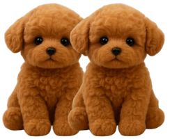 2x Wuffy Robot Puppy