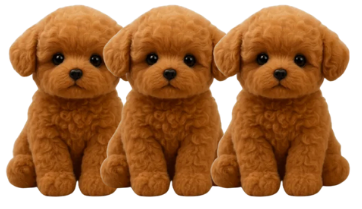 3x Wuffy Robot Puppy